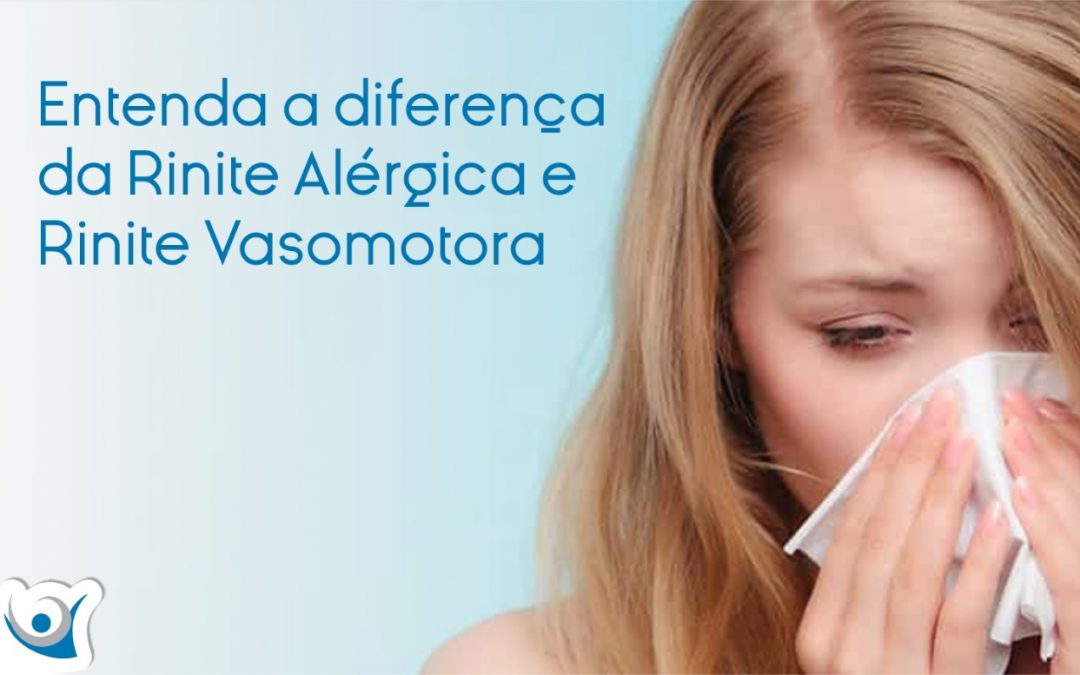 Diferença rinite alérgica e rinite vasomotora