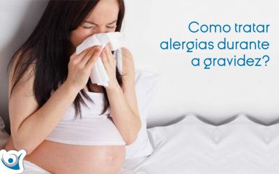Como tratar alergias durante a gravidez