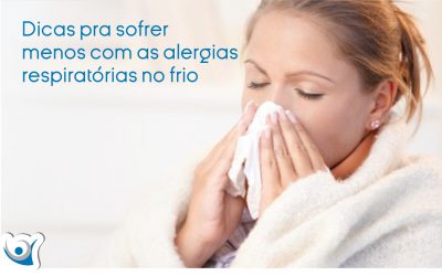 Dicas pra sofrer menos com as alergias respiratórias no frio